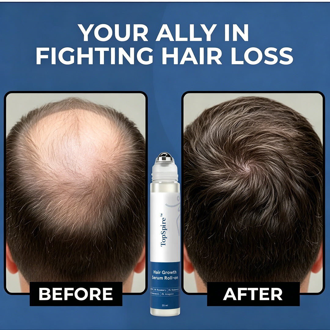 Advanced Hair Growth Roll-on Serum-Two minutes, twice a day.