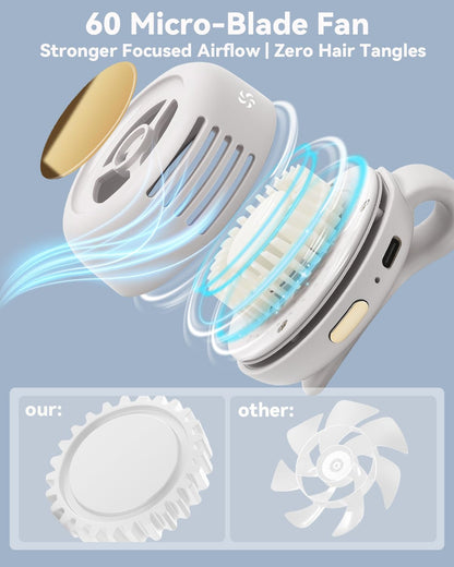 ❄️360° Rotatable Portable Mini Clip-on Fan