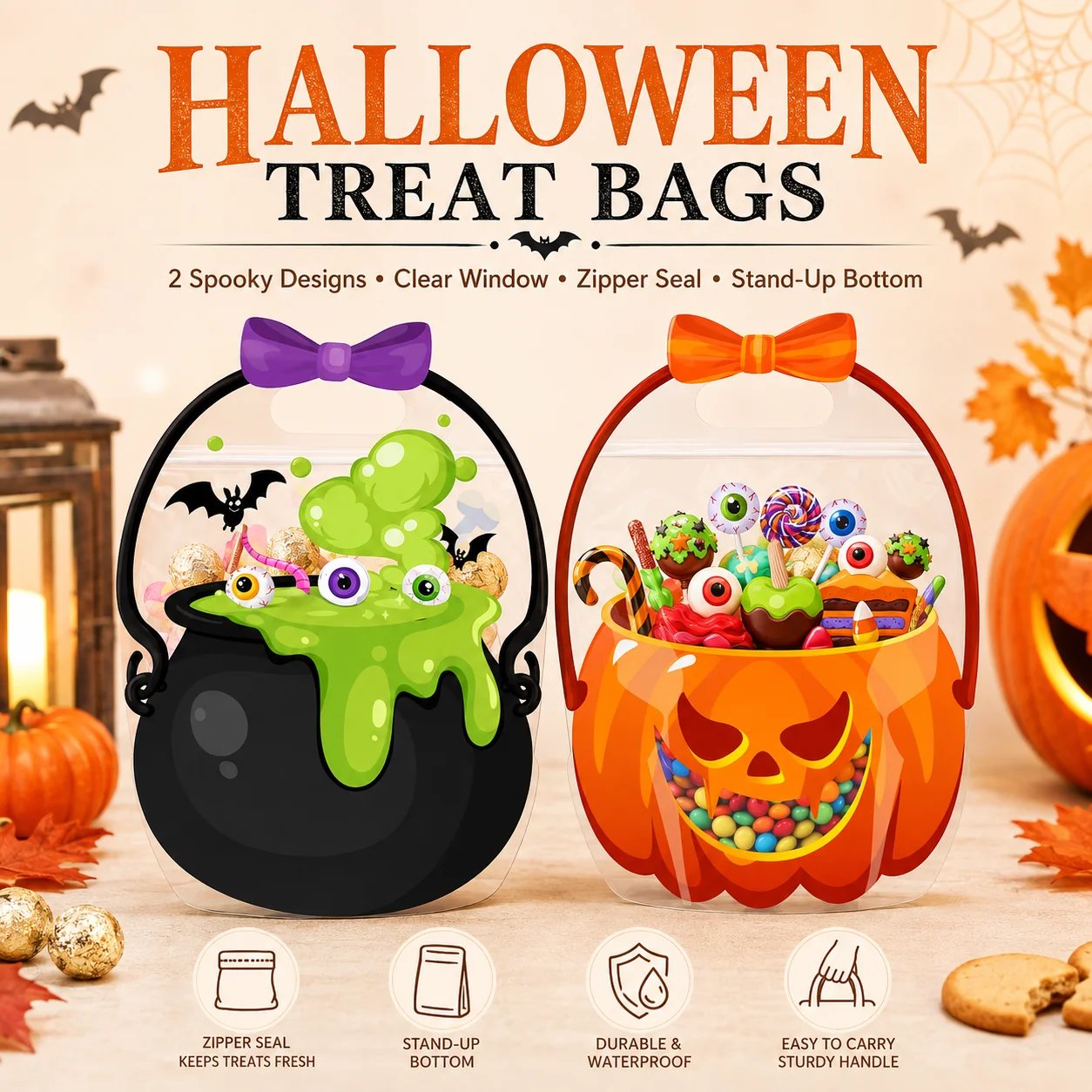 Pumpkin + Green Pot(10pcs)