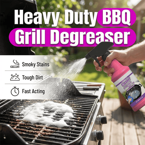 🔥 Non-Toxic Grill Cleaner - No Scrubbing, Cuts Grease In Seconds💧
