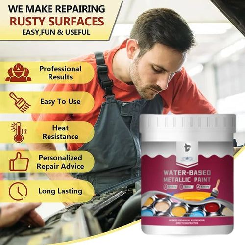 ⏳Time-Limited Special⏰Rust Converter Metallic Paint