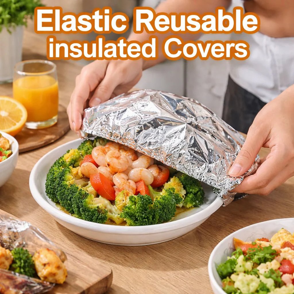 Aluminum Foil Heat Shield Covers – No Plastic 🥘