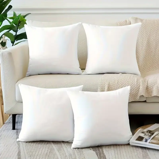 4 Pack Throw Pillow Inserts-Pillows for Couch, Sofa, Bed & Living Room, Available in 6 Sizes