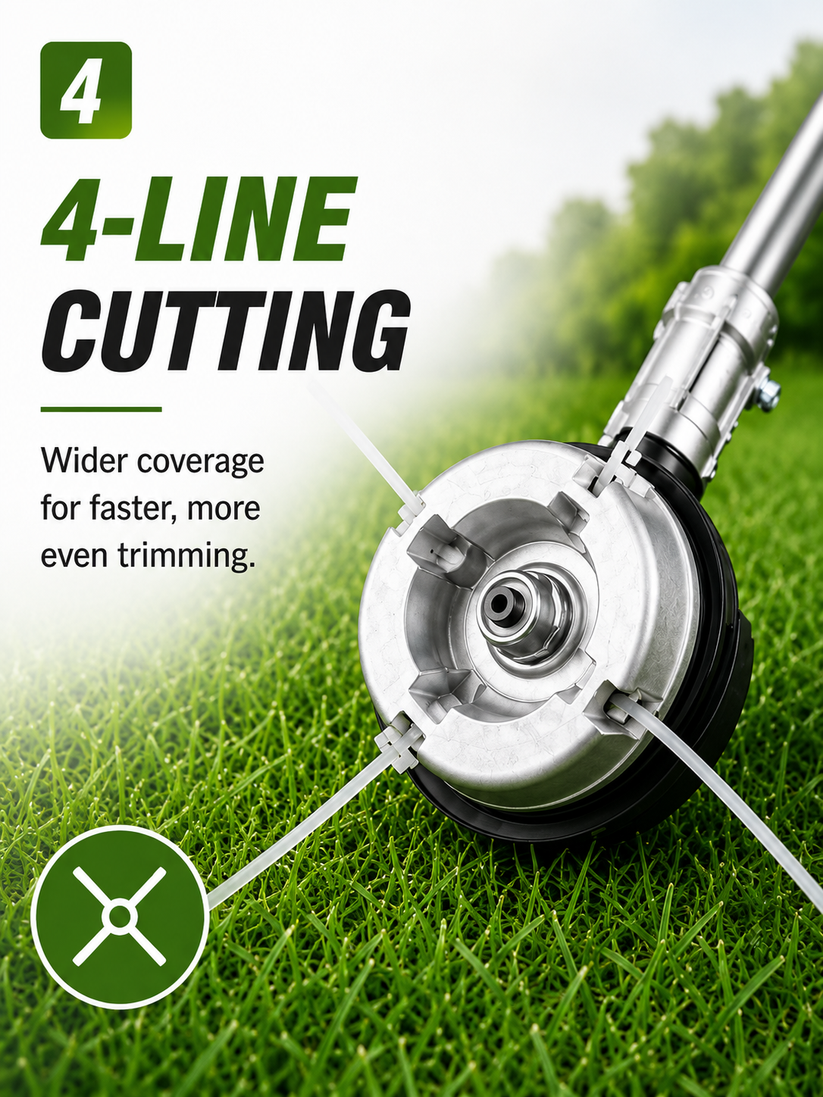 4 Line Cutting Weed Eater Head