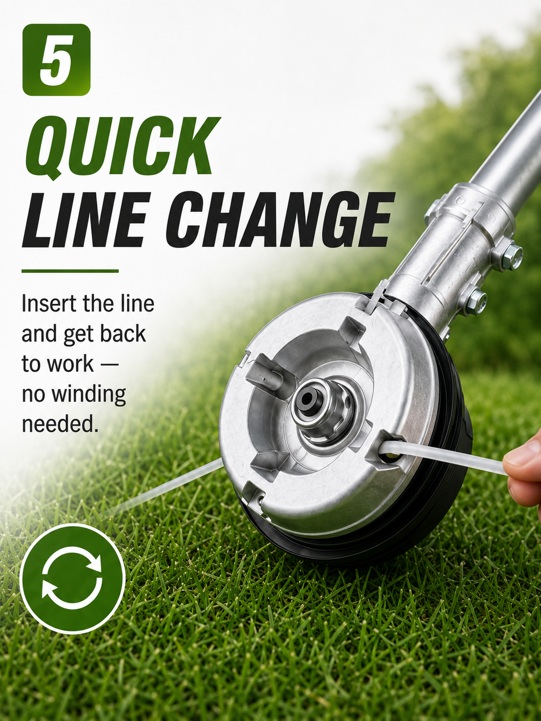 ⚙️ 50% OFF NOW! 🌿 Aluminum Trimmer Head – 4-Line Cutting & Universal Fit – Heavy-Duty & Easy Line Replacement 🏡