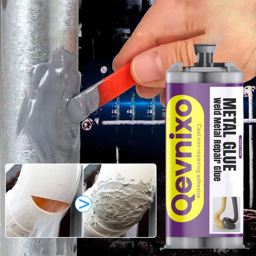 🥳2026 HOT SALE🥳💞50K+ SOLD!🚗💨 50% OFF! Weld Metal Repair Glue – Repairs exhaust pipes, metal pipes & more. Cures at room temp – sand, drill & paint after curing! 🌟💪