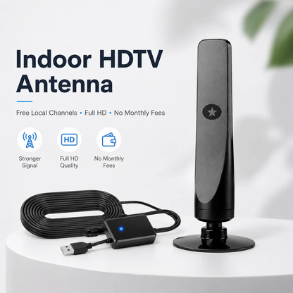 HD TV Antenna – No Subscription, Easy Setup