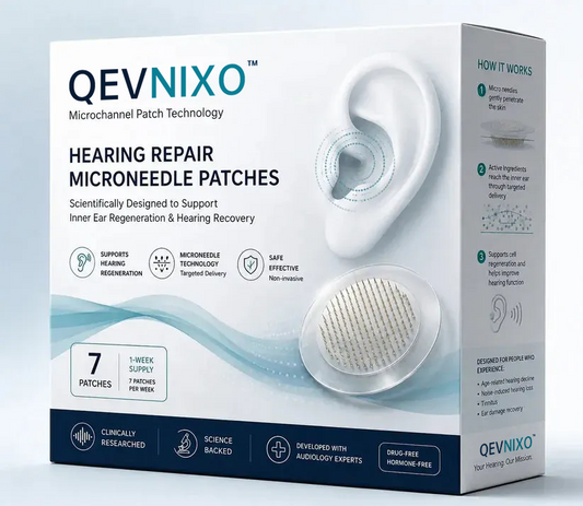 HEARING REPAIR MICRONEEDLE PATCHES ✅ Targets Hearing Loss, Tinnitus, Ear Infections, Balance Disorders, and Age-Related Ear Degeneration.