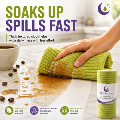 🚨 BUY 1 GET 1 FREE 🚨 First 50 Customers Only! ⏰ Premium Bamboo Fiber Microfiber Cloths – Tear-Off Design & Antibacterial Protection