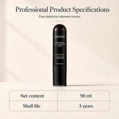 90ml Fluffy Hair Shaping Spray Long Lasting Volumizing Mist with Peach Fragrance