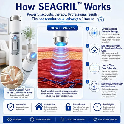 Advanced Acoustic Shockwave Massager - Deep Muscle & Joint Relief