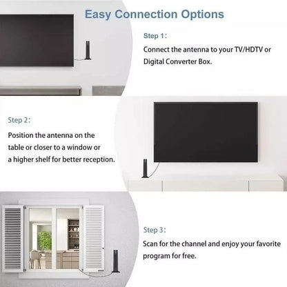 HD TV Antenna – No Subscription, Easy Setup