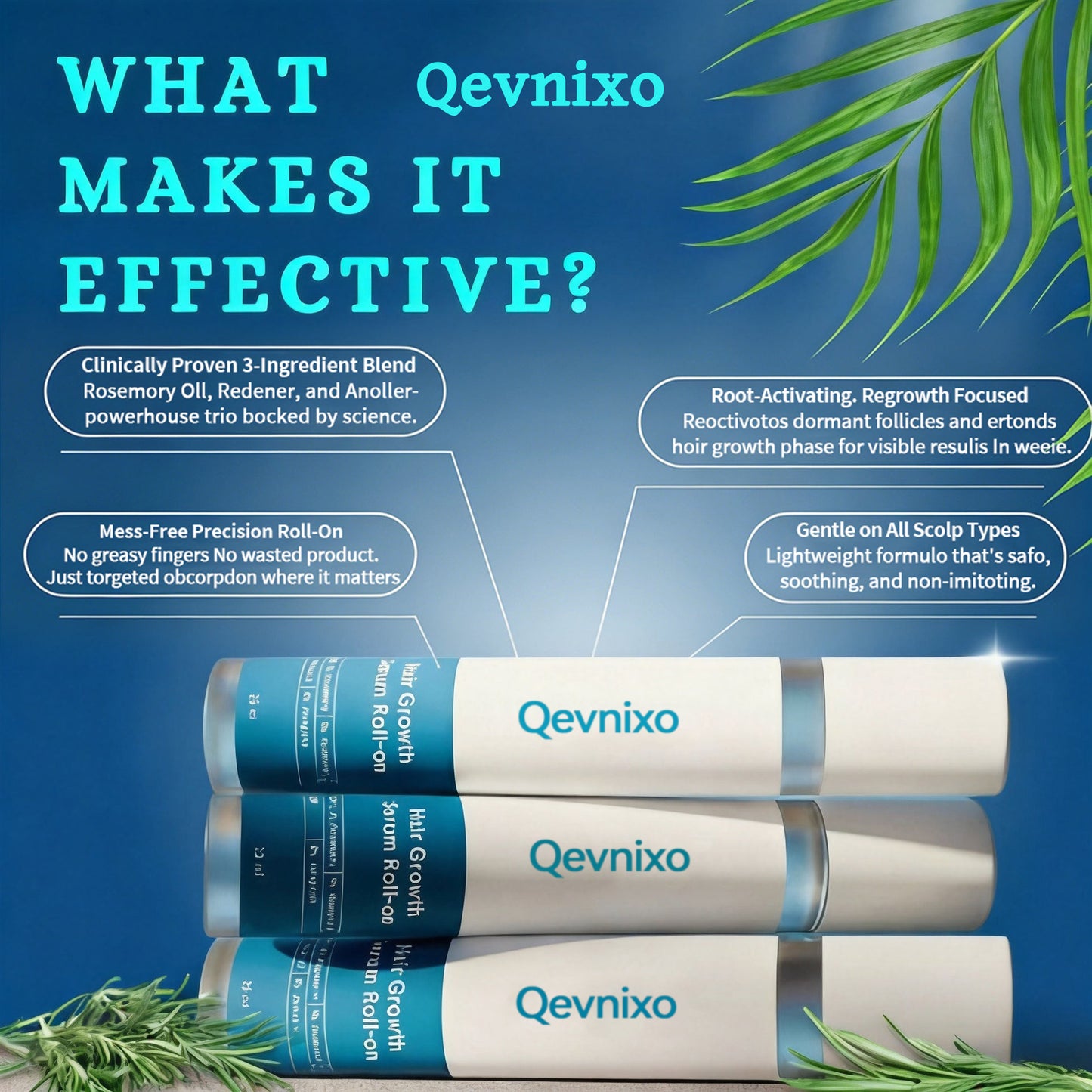 Qevnixo Hair Growth Rollon Serum