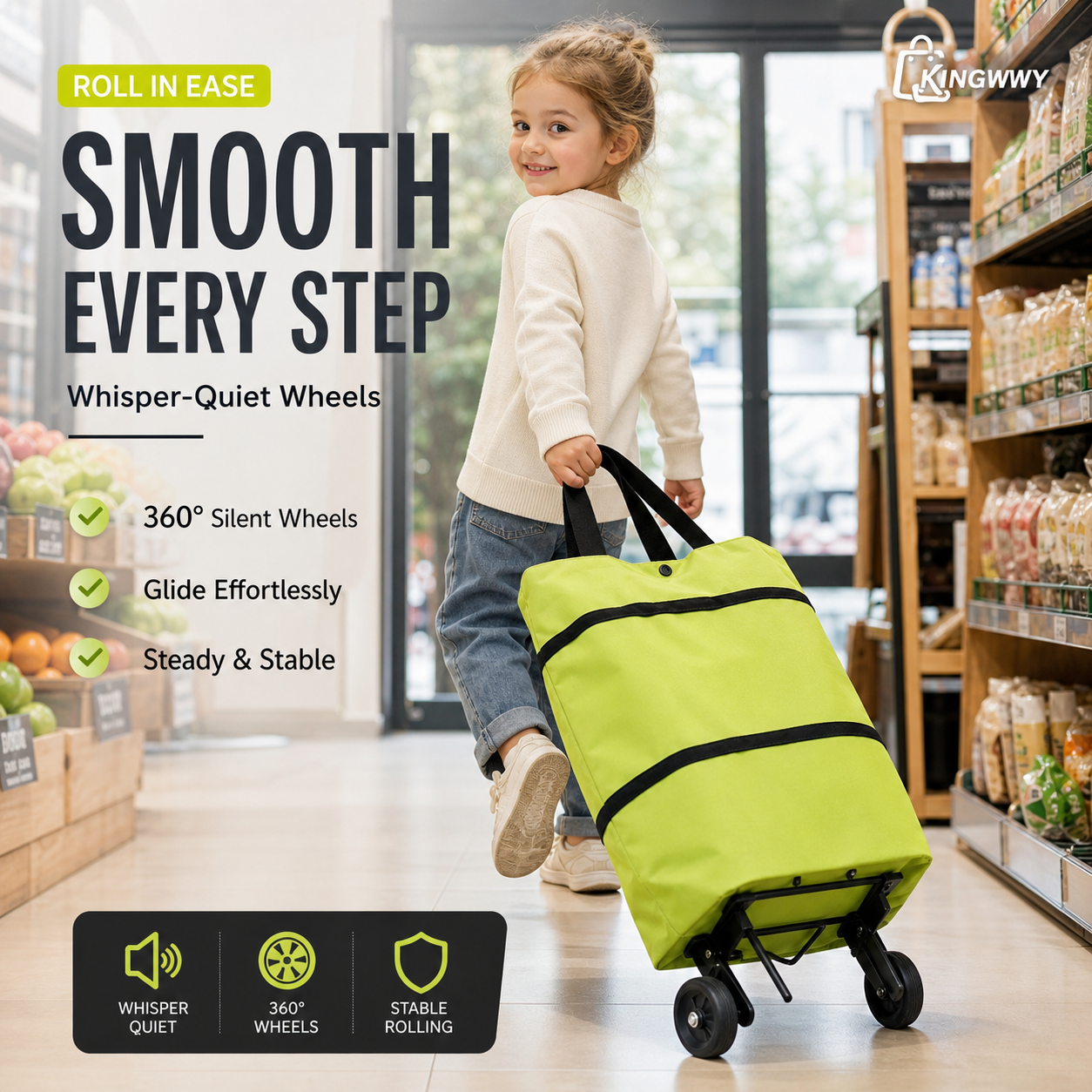 🎉2026 HOT SALE🎉💞100K+ SOLD!  2-in-1 carry & roll, 23L & 600D Oxford✅