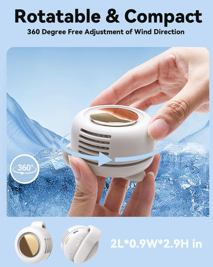 ❄️360° Rotatable Portable Mini Clip-on Fan