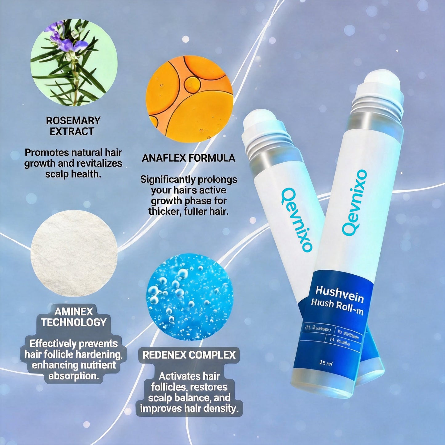 Qevnixo Hair Growth Rollon Serum