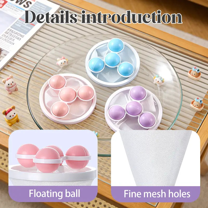 Washing Machine Filter Bag, Reusable Floating Hair Filter for Laundry