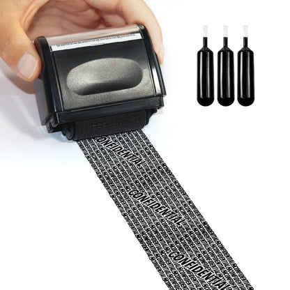 🔥🔥SALE 49% OFF!!-Privacy Protection Security Roller Stamp — Address & Billing Info Blocker, Home & Office Mailing Essentials 100m Long-Lasting Roll