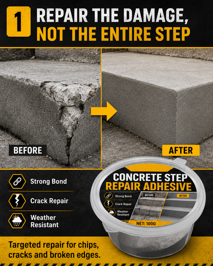 🔥Time-Limited Special⏰Concrete Step Repair Adhesive