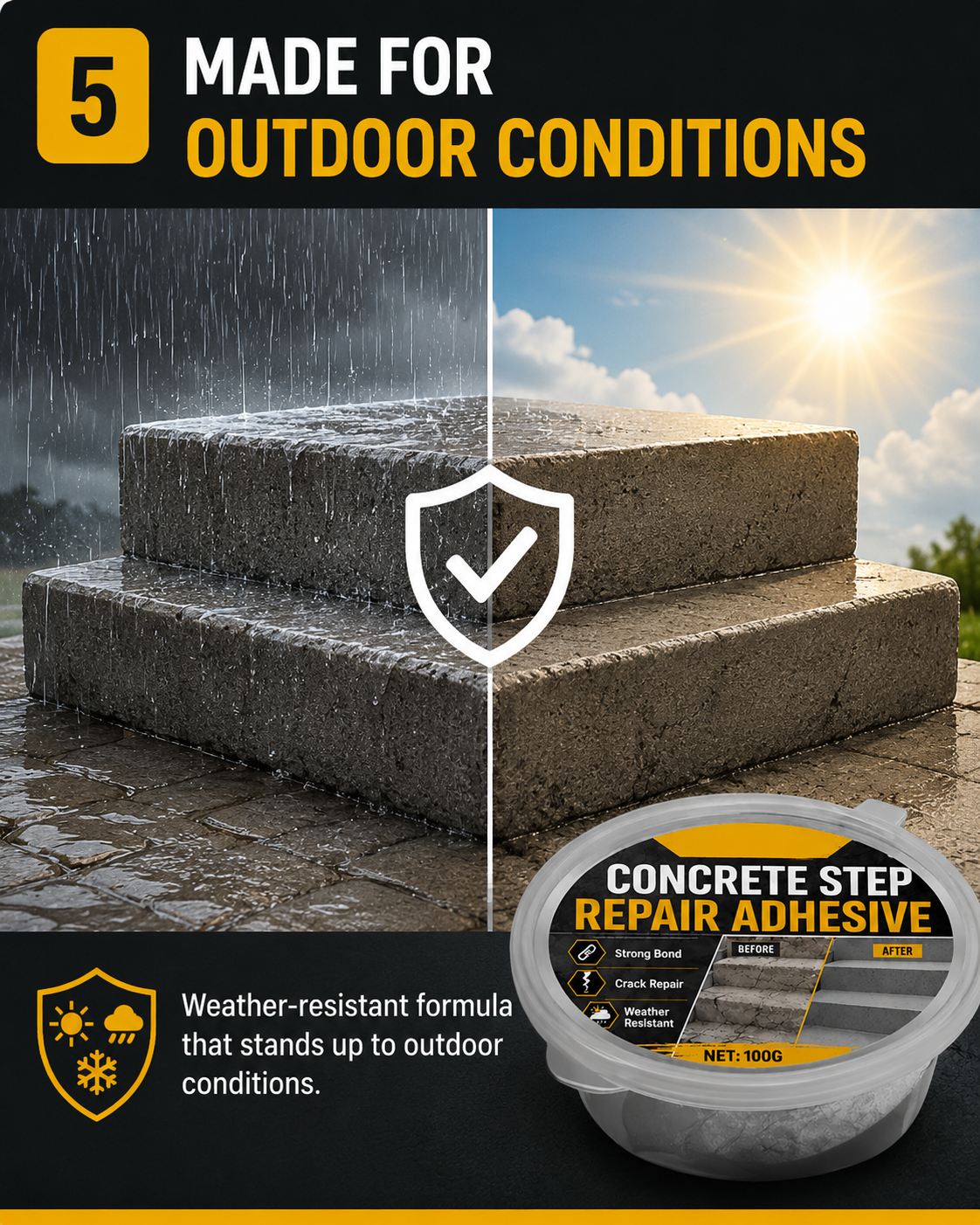 🔥Time-Limited Special⏰Concrete Step Repair Adhesive