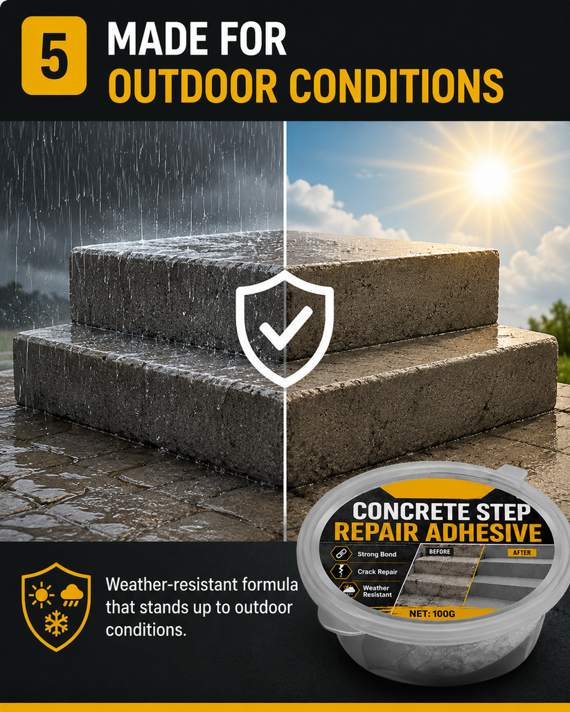 Outdoor concrete repair