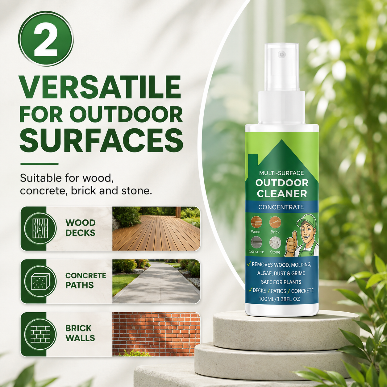 Multi-Surface Outdoor Cleaner Concentrate