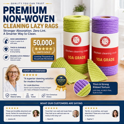 🚨 BUY 1 GET 1 FREE 🚨 First 50 Customers Only! ⏰ Premium Bamboo Fiber Microfiber Cloths – Tear-Off Design & Antibacterial Protection
