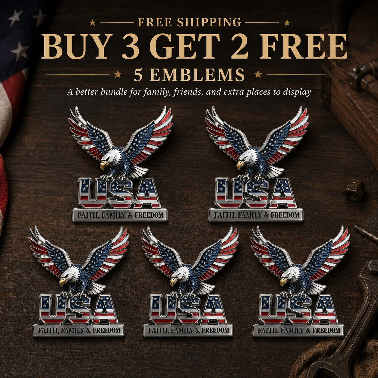 5 Emblems🎁🎉-🔥BUY 3 GET 2 FREE
