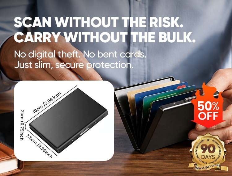 ⏳Time-Limited Special⏰Stainless Steel RFID Card Case