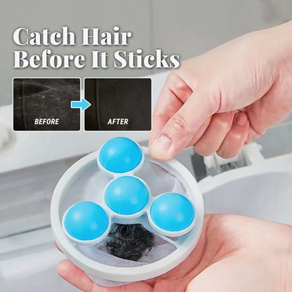 Washing Machine Filter Bag, Reusable Floating Hair Filter for Laundry