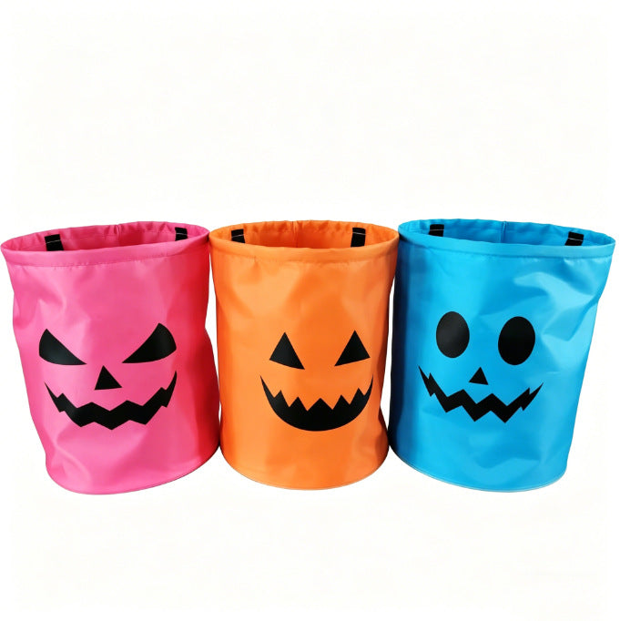 Halloween Candy Bucket – Reusable Trick-or-Treat Treat Bag