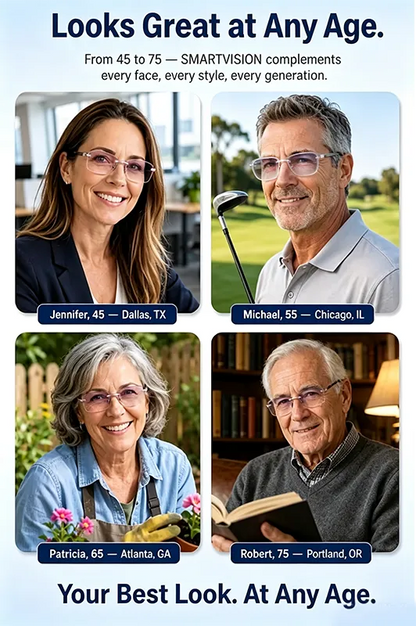 [Regain Your Youthful Vision] Smart Zoom Diamond-Cut Reading Glasses