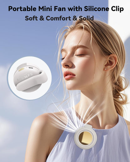 ❄️360° Rotatable Portable Mini Clip-on Fan