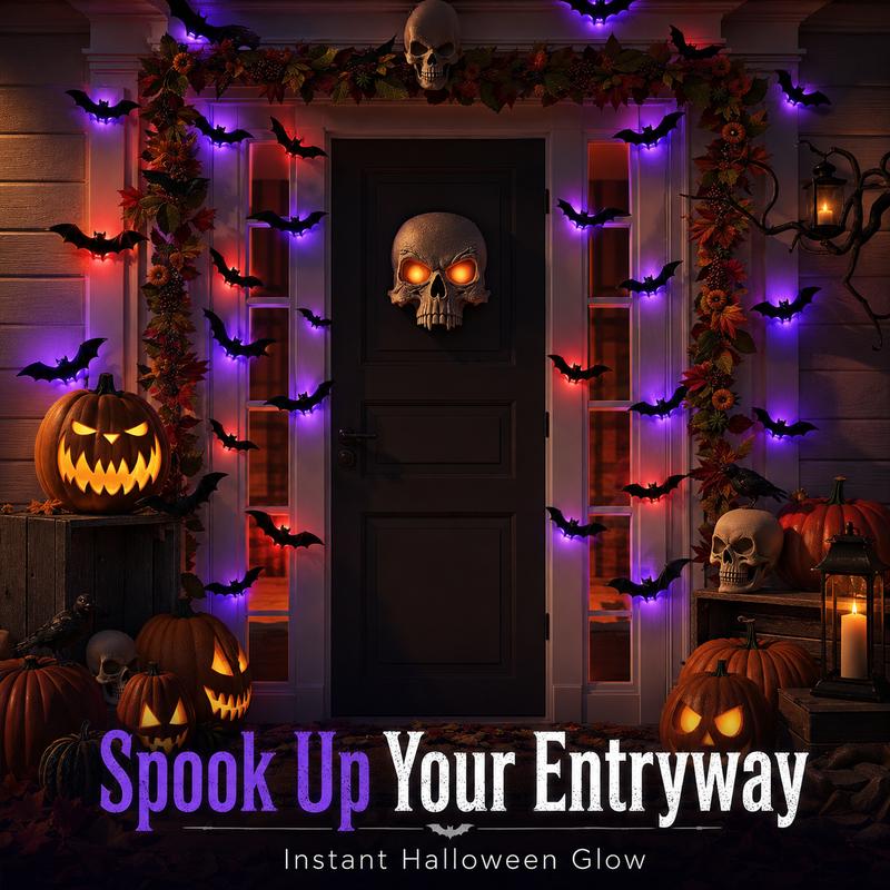 🎃 Halloween Sale 70% OFF 🦇 24PCs-3D Halloween LED Wall Decor