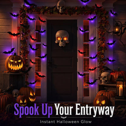 🎃 Halloween Sale 70% OFF 🦇 24PCs-3D Halloween LED Wall Decor