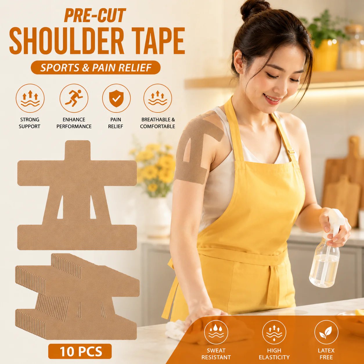 🔥Limited Time-49% OFF🔥Kinesiology Reduce Shoulder Pain & Knee Tape