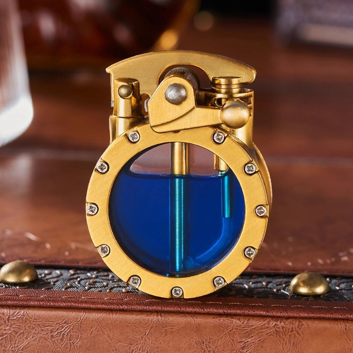 🔥Hot Sale-49% OFF🔥💖🎁Vintage Trench Lighter Transparent Kerosene Lighter Antique Steampunk Lighter（Fuel NOT included）