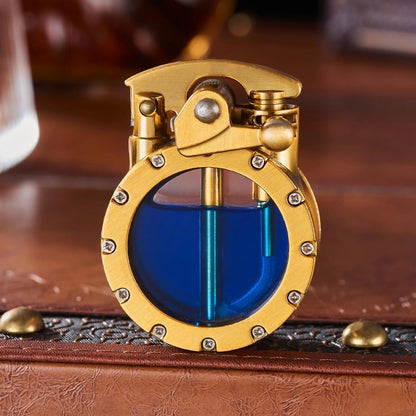 🔥Hot Sale-49% OFF🔥💖🎁Vintage Trench Lighter Transparent Kerosene Lighter Antique Steampunk Lighter（Fuel NOT included）