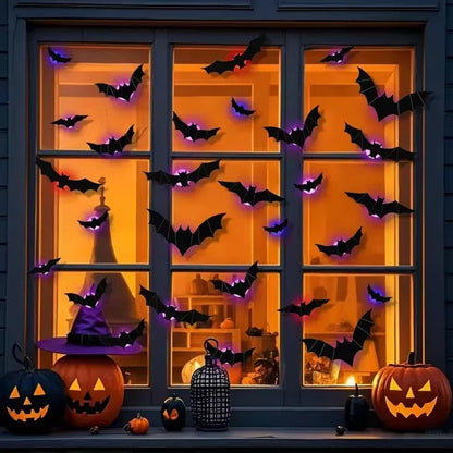 🎃 Halloween Sale 70% OFF 🦇 24PCs-3D Halloween LED Wall Decor