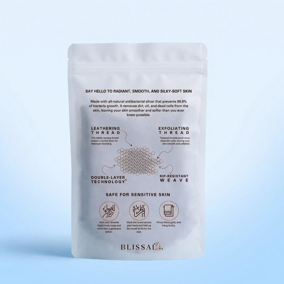 Exfoliating Antibacterial Shower Towel