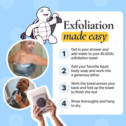 Exfoliating Antibacterial Shower Towel