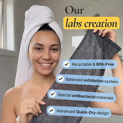 Exfoliating Antibacterial Shower Towel