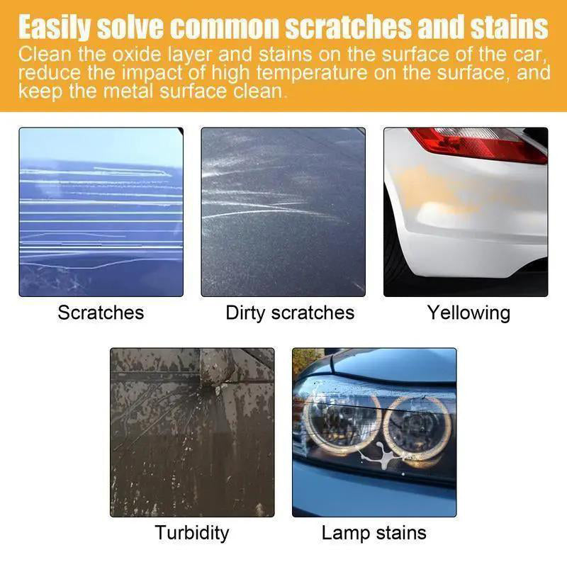 💎 Buy 2 Get 1 Free! 💎 Universal Car Scratch Remover Wax – Removes Scratches, Stains & Oxidation, Restores Headlights Too! 🚗✨