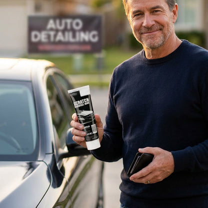💎 Buy 2 Get 1 Free! 💎 Universal Car Scratch Remover Wax – Removes Scratches, Stains & Oxidation, Restores Headlights Too! 🚗✨
