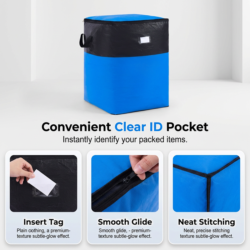 📦 50% OFF NOW! 🧳Large- Collapsible Storage and Moving Bag – Heavy-duty handles & zippered closure 🏠