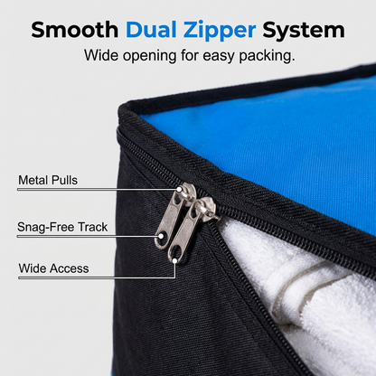📦 50% OFF NOW! 🧳Large- Collapsible Storage and Moving Bag – Heavy-duty handles & zippered closure 🏠