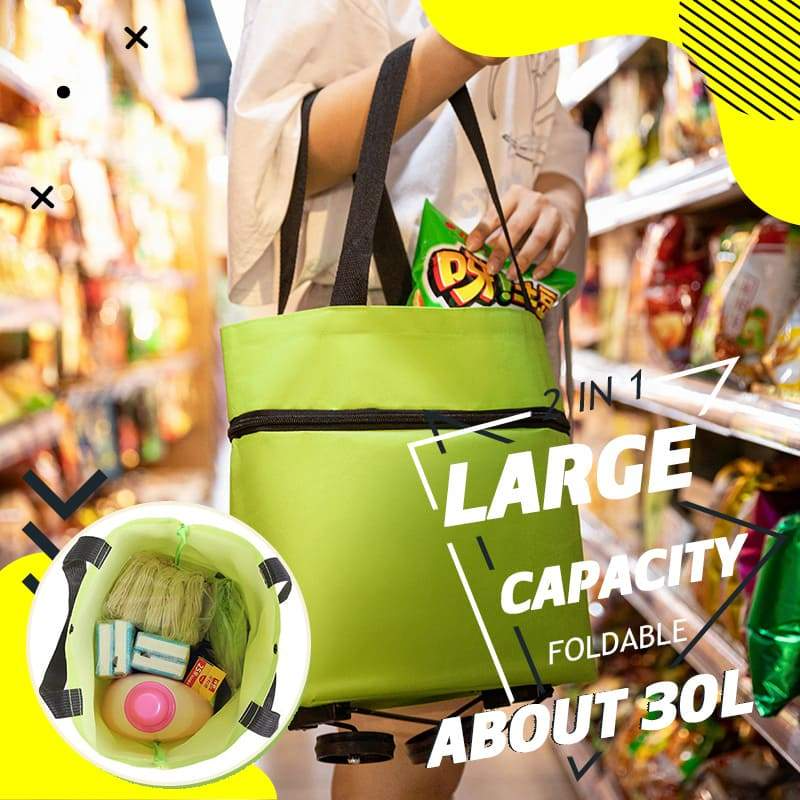 🎉2026 HOT SALE🎉💞100K+ SOLD!  2-in-1 carry & roll, 23L & 600D Oxford✅