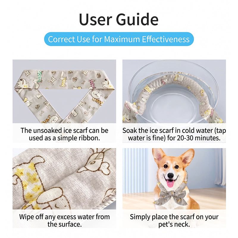 ⏳Time-Limited Special⏰Summer Pet Cooling Collar Wrap