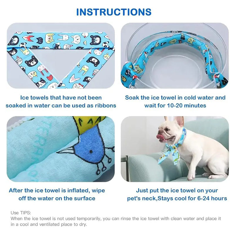 ⏳Time-Limited Special⏰Summer Pet Cooling Collar Wrap