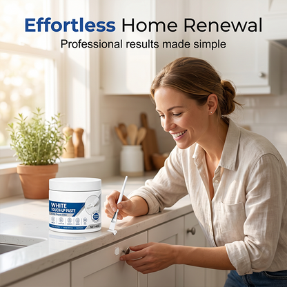 White Furniture Touch-Up Paste with Brush🛒